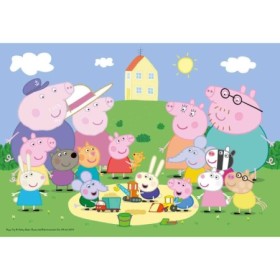 Puzzle Peppa Pig joaca in nisip 35 piese